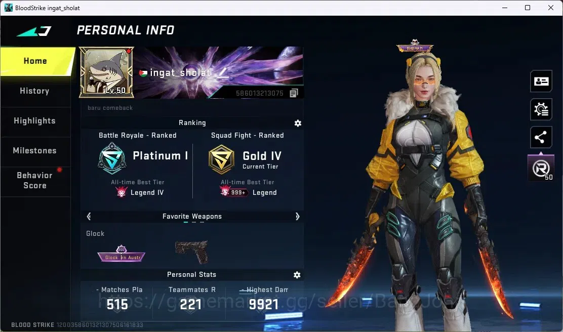Blood Strike Accounts ASIA | 1 TR: MCX THE WORST FUTURE | 9 Ultra Gun | image 1