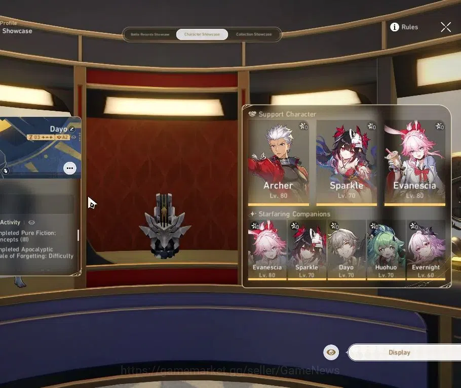 Honkai Star Rail Accounts Asia|TL 61|8 Limited|(Evanescia,Archer)+Sign,Spark image 2
