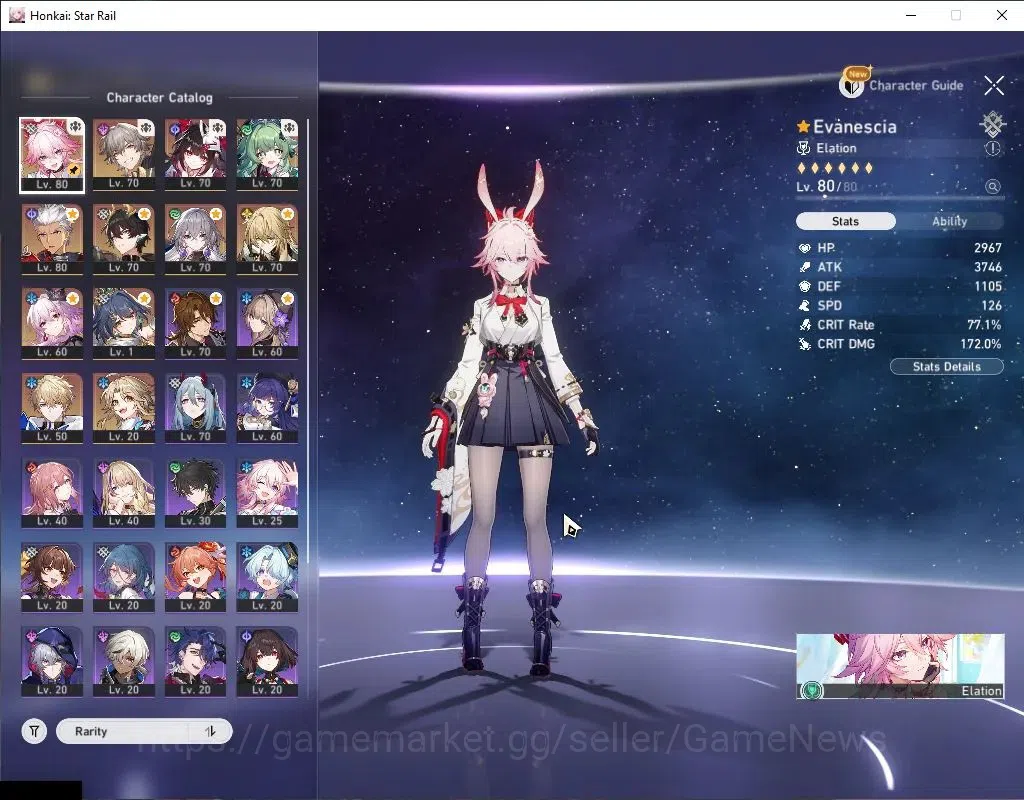 Honkai Star Rail Accounts Asia|TL 61|8 Limited|(Evanescia,Archer)+Sign,Spark image 4