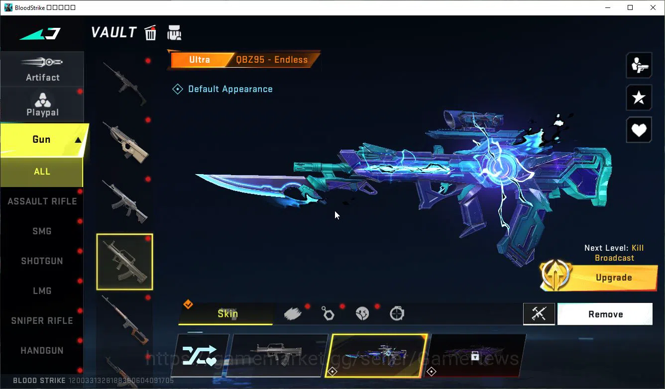 Blood Strike Accounts Mid-Tier ASIA|Collab AOT Ethan-AtackOnTitan,FAL-Primal|10 14