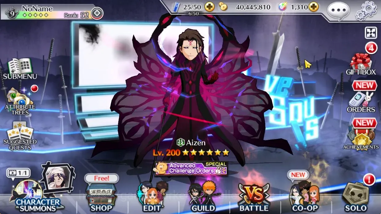 Bleach: Brave Souls Accounts Starter Global | 249K BP+1K Orb|Fresh Story|Ichigo,Jugram TYBW26|Aizen, 11th|Ichigi 1