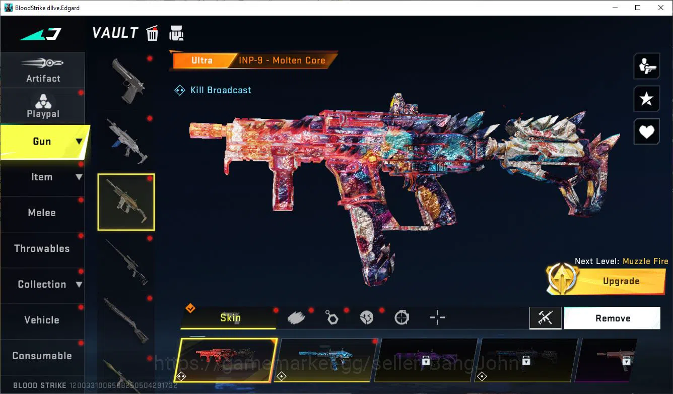 Blood Strike Accounts ASIA|ETHERNAL=UZI (LVL2)COLLAB=SCAR,MCX|LIMITED=MP image 15