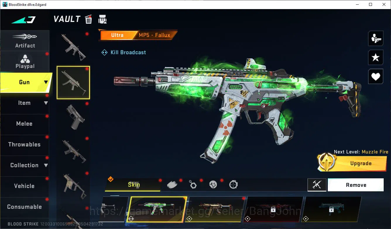 Blood Strike Accounts ASIA|ETHERNAL=UZI (LVL2)COLLAB=SCAR,MCX|LIMITED=MP image 18