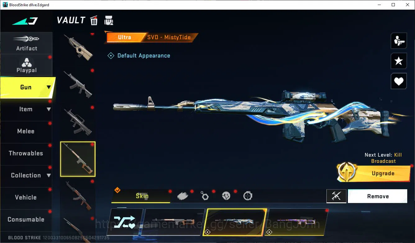 Blood Strike Accounts ASIA|ETHERNAL=UZI (LVL2)COLLAB=SCAR,MCX|LIMITED=MP image 8
