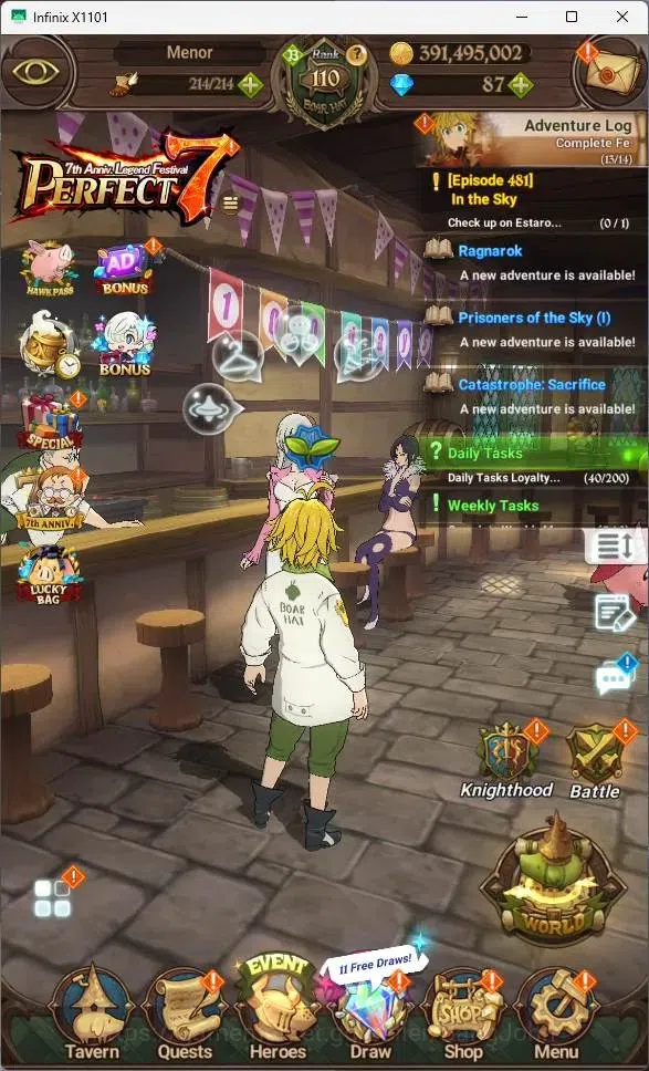 The Seven Deadly Sins: Grand Cross Accounts ASIA|4M CC|87 DM|LS 103|Mesis 2/6,Menor 1/6,KOP Tr image 9
