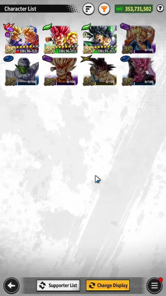 Dragon Ball Legends Accounts 353M TP|LV 157|5UL+3LR+13LL|SS Trunks(T)&Gohan,SSG image 4