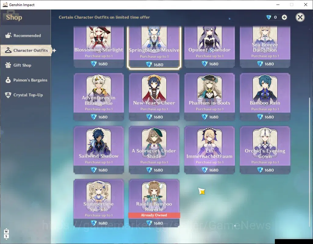 Genshin Impact Accounts Others Asia|AR 50|Premium Team Varka|3 Limited + 1(*5 Weapon)|Varka,Nicole,Durin|Female MC|Take 12