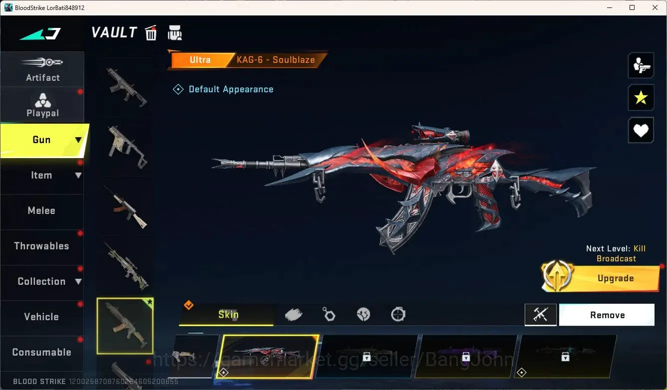 Blood Strike Accounts ASIA | AK47 (7DS)|1 BLEACH Strikers|1 Ultra Gun|1  image 3