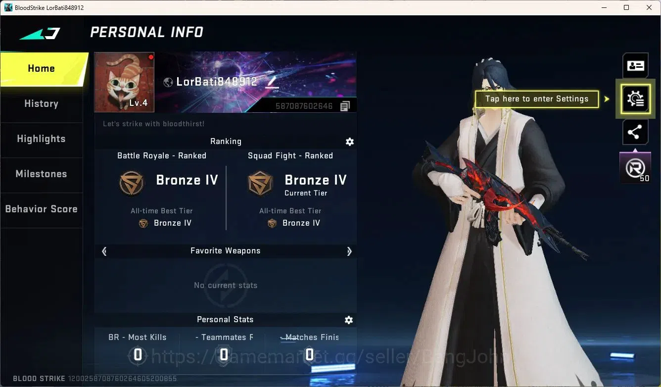 Blood Strike Accounts ASIA | AK47 (7DS)|1 BLEACH Strikers|1 Ultra Gun|1  image 5
