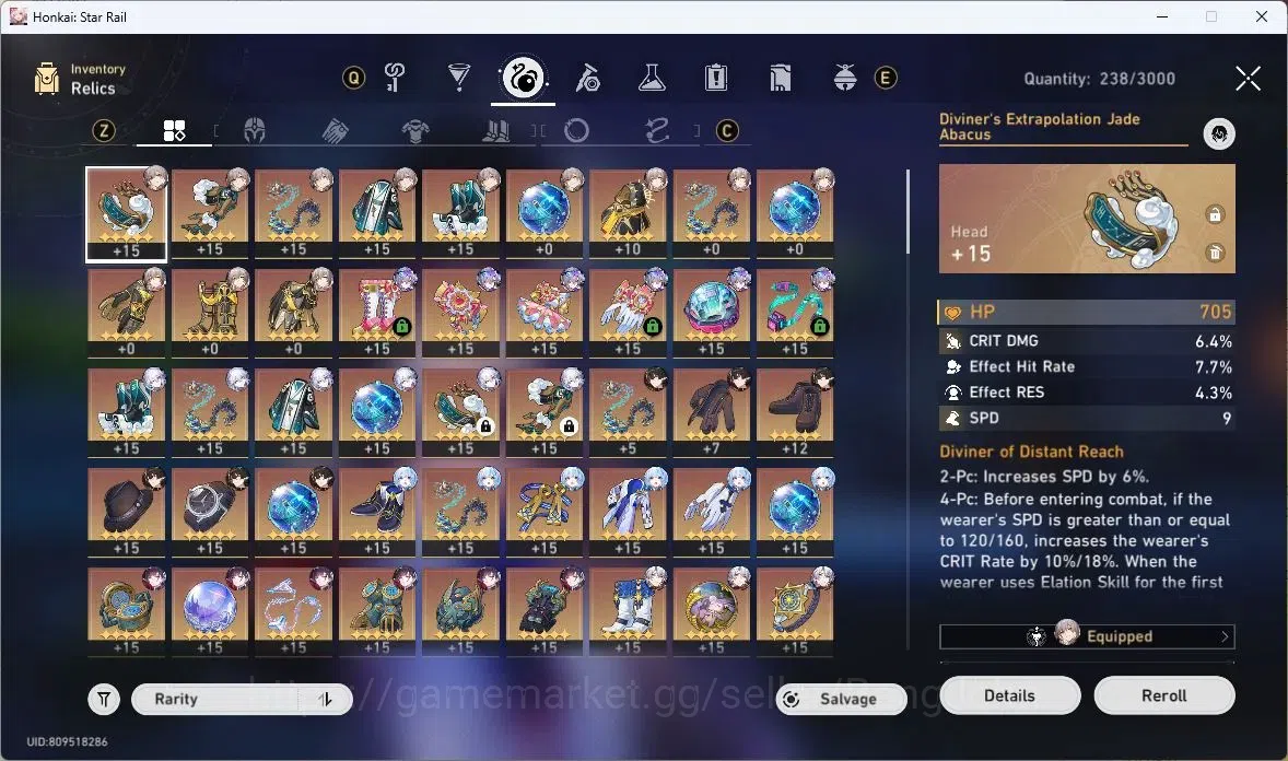 Honkai Star Rail Accounts Others ASIA | TL 68|Dan Heng PT+Sign|Kafka+Sign|Sparkle+Sign|Robin+Sign|Hysilens|Yao Guang 16
