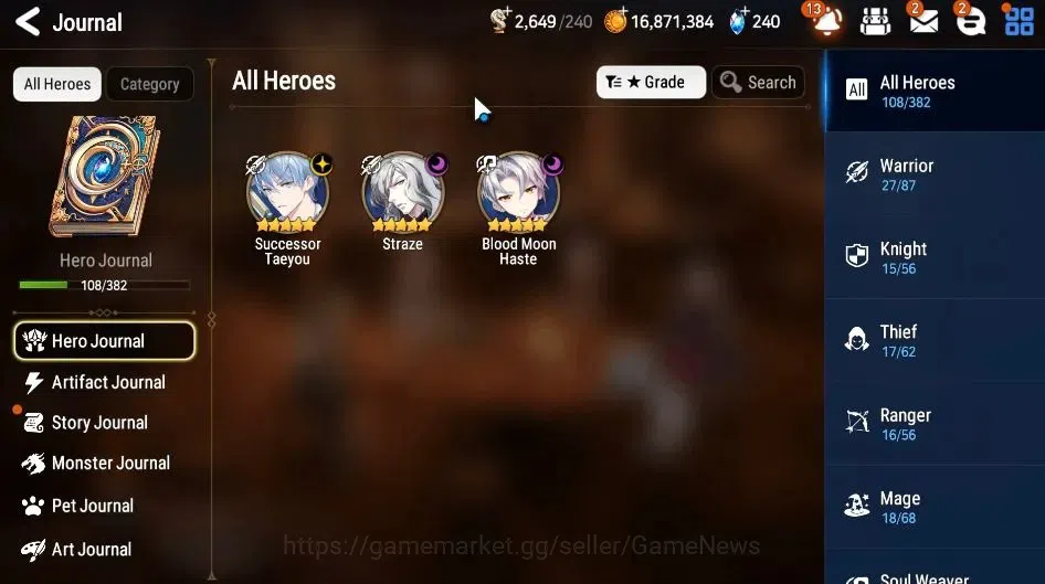 Epic Seven Accounts GLOBAL Unverif|NewEra|3 ML(Straze,Successor Taeyou image 4