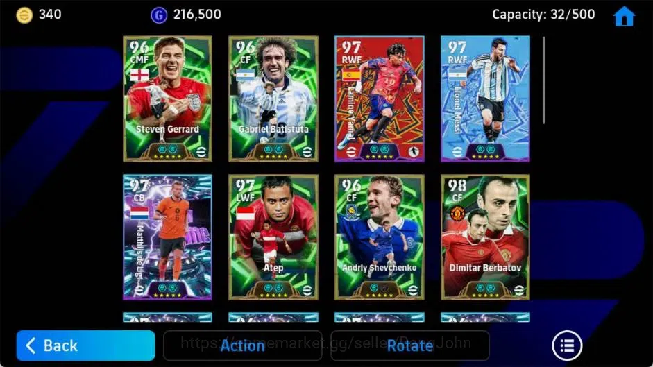 eFootball Accounts Mobile|PW 3188|Sadio Mane BigT'26,Gabriel Batistut image 3