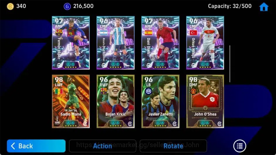 eFootball Accounts Mobile|PW 3188|Sadio Mane BigT'26,Gabriel Batistut image 4