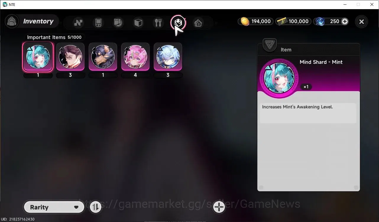 Neverness to Everness Accounts GLOBAL SEA|HL 3|1 Limited|2 S-Class|[Shinku,Sakiri]|+2 S-Class Selector Box|Selector 10