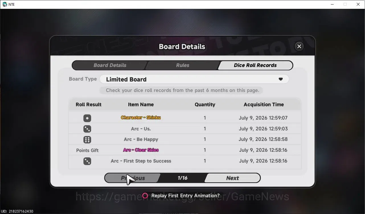 Neverness to Everness Accounts GLOBAL SEA|HL 3|1 Limited|2 S-Class|[Shinku,Sakiri]|+2 S-Class Selector Box|Selector 6