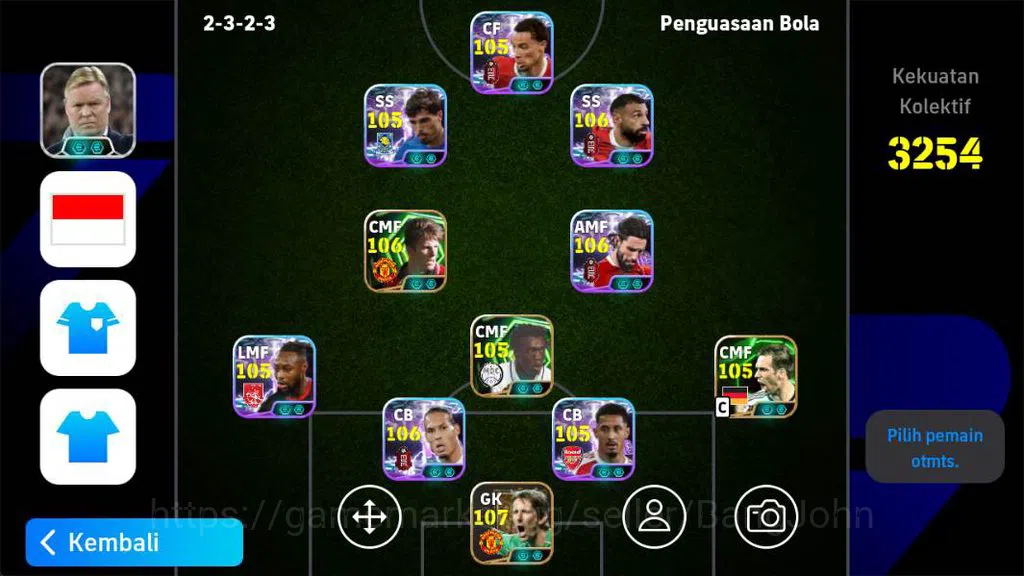 eFootball Accounts Power 3254, Yamal Spain,Van djik show,ruud gullit image 9