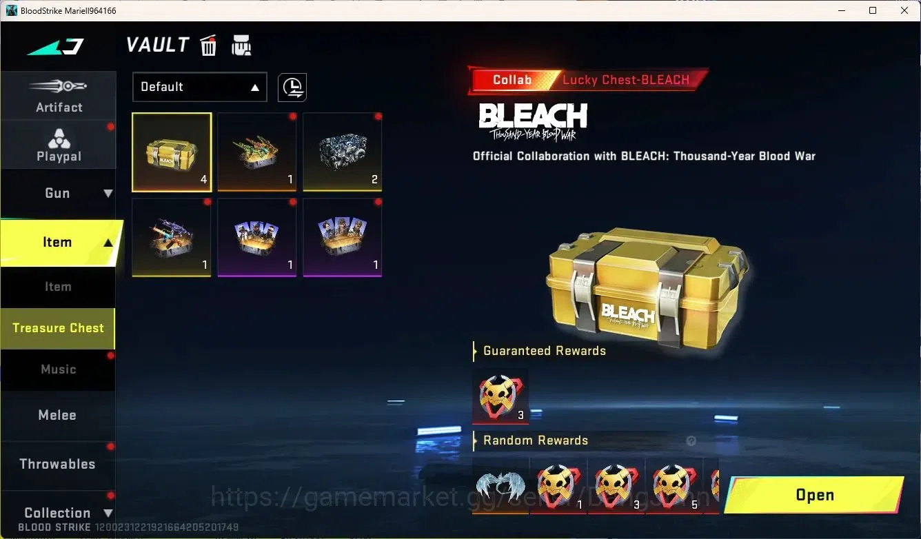 Blood Strike Accounts ASIA | ULTRA Vector Demonwrath | 4 BLEACH | 1 LEGE image 6