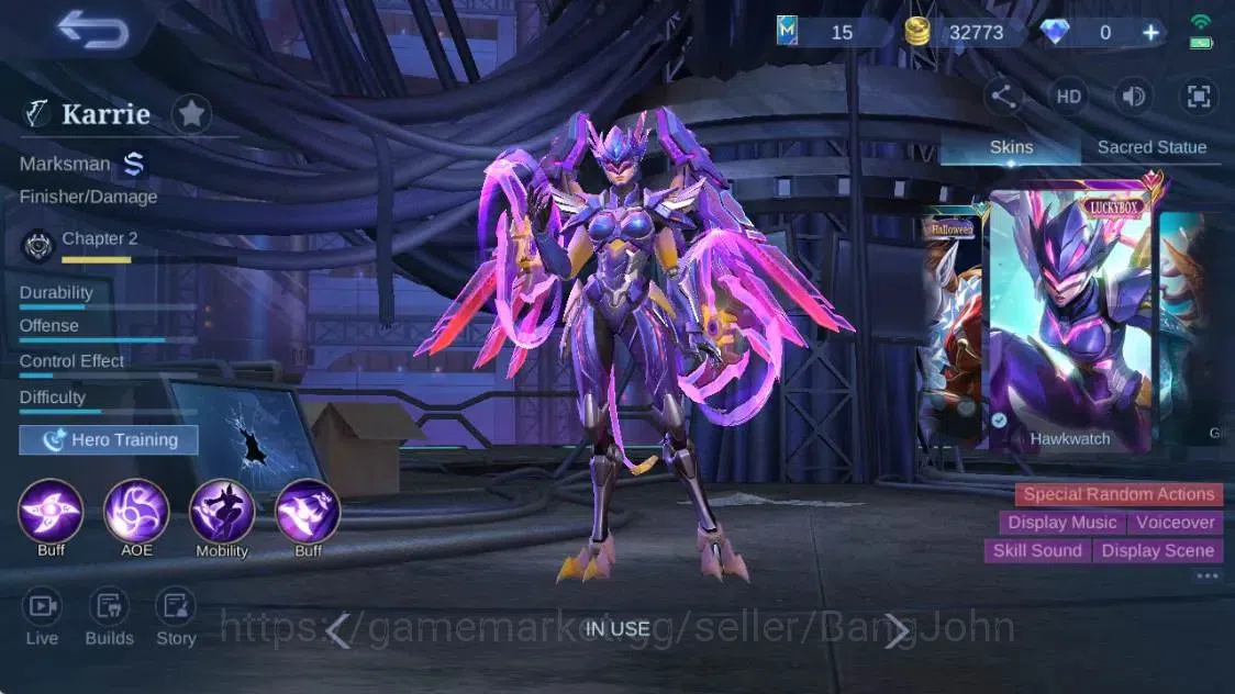 Mobile Legends: Bang Bang Accounts Global|Hero 55|Skin 80|Expert|Collab Fanny Mikasa| image 10