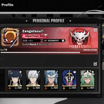 BLEACH: Soul Resonance Accounts NuverseSEA|LV 74|13 SSR[Neliel,TosenB1,UrahB4,Gin, image 1