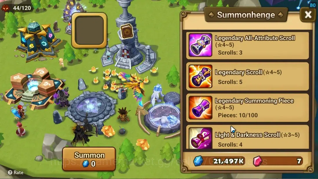 Summoners War: Sky Arena Accounts Others ASIA|Lv 26|Ready Gacha|99 12 YSC + 160 11 YSC + 3 LAAS + 5 LS + 4 LDS + 118 MS |1 11