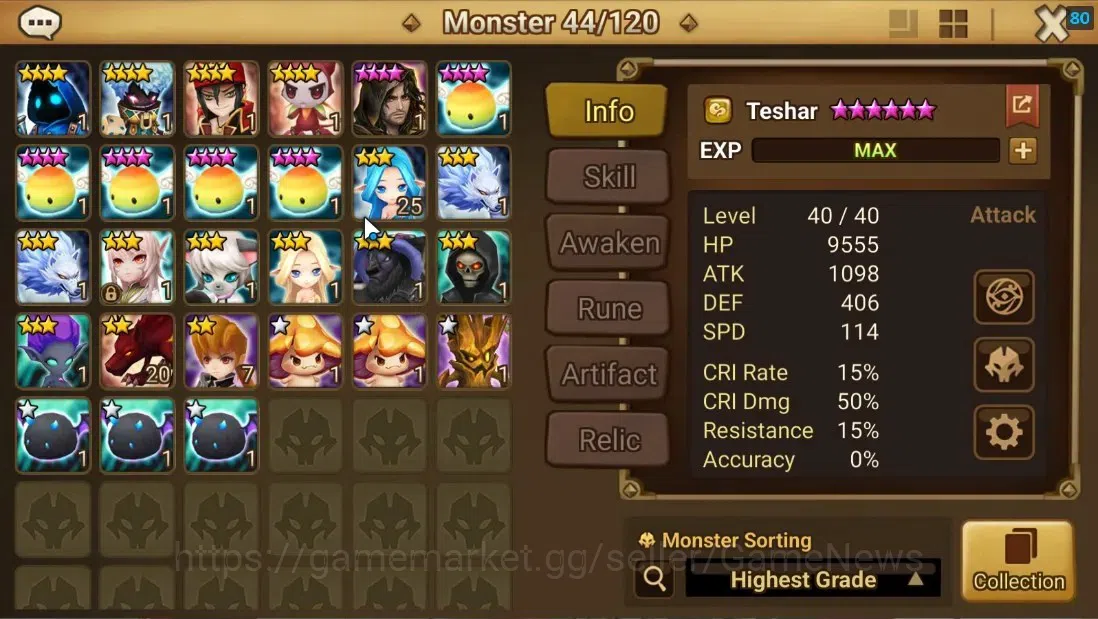 Summoners War: Sky Arena Accounts Others ASIA|Lv 26|Ready Gacha|99 12 YSC + 160 11 YSC + 3 LAAS + 5 LS + 4 LDS + 118 MS |1 9