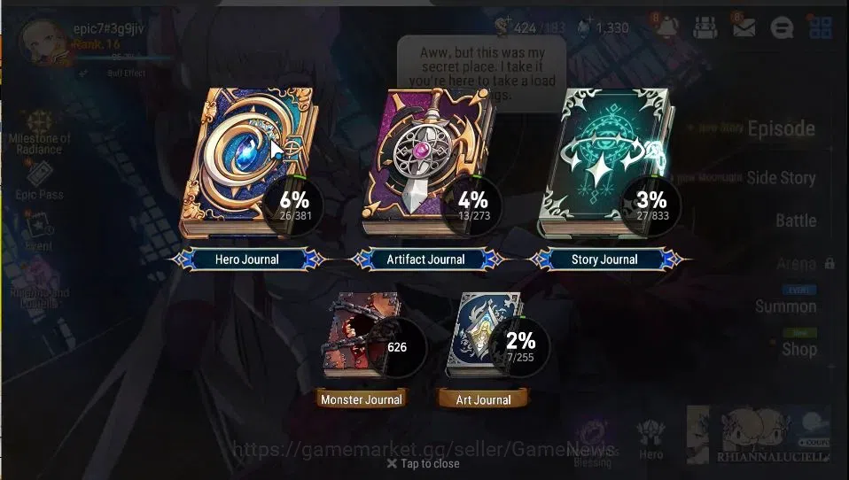 Epic Seven Accounts GLOBAL Unverif|New Era|3 ML(Rhianna&Luciella,C Pav image 2