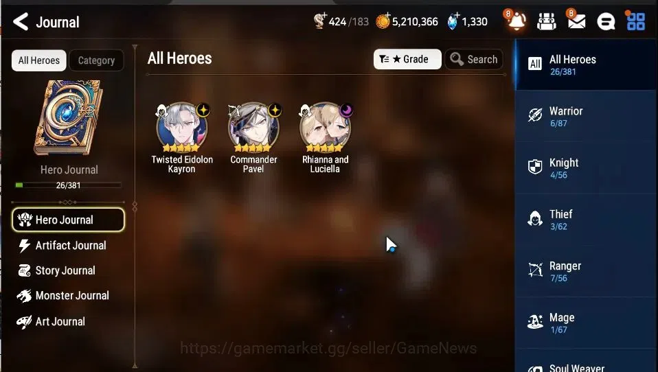 Epic Seven Accounts GLOBAL Unverif|New Era|3 ML(Rhianna&Luciella,C Pav image 3