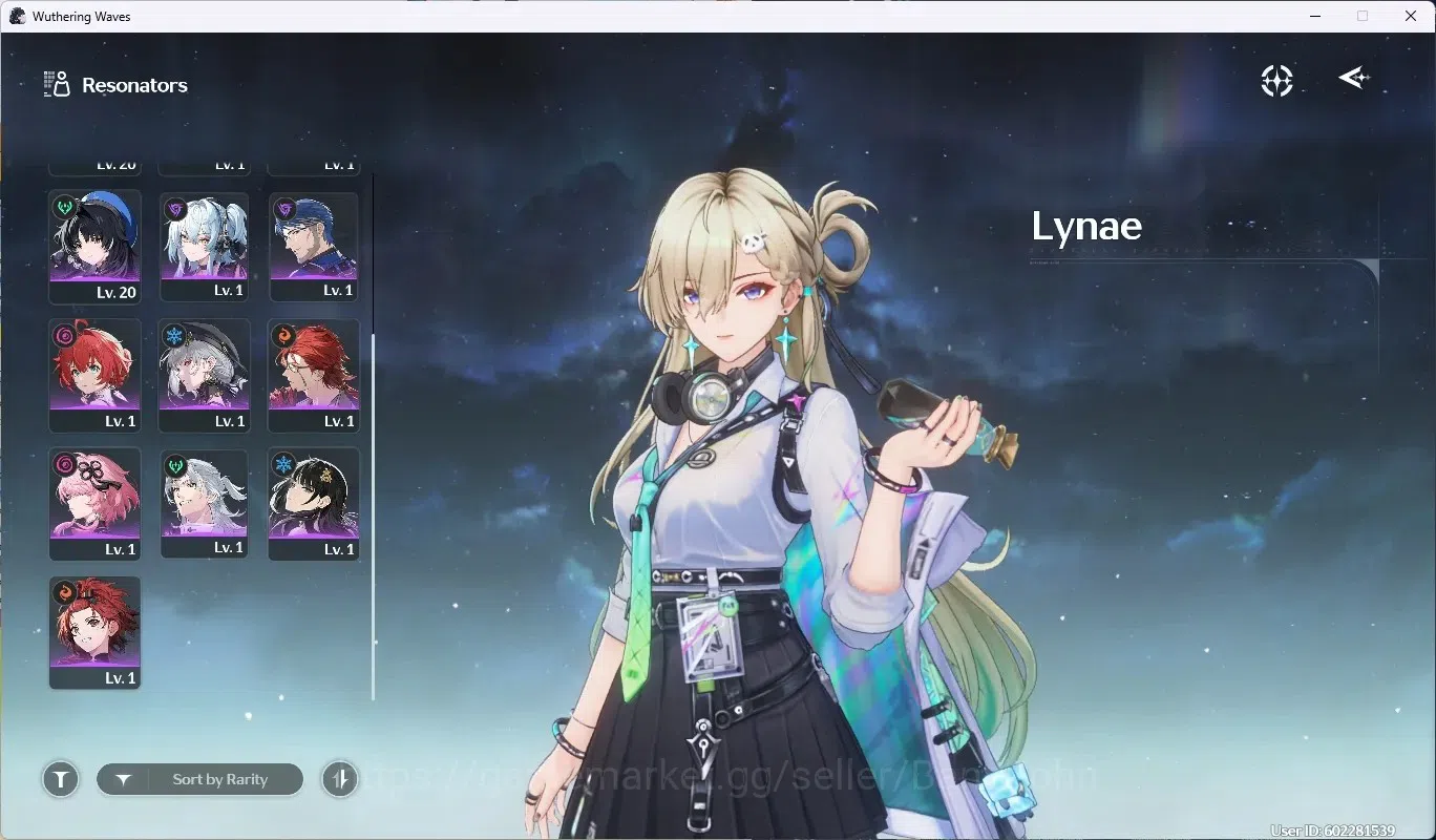 Wuthering Waves Accounts EU |UL 8|Rank 1|Starter|3 Limited Char [Cartethyia image 3