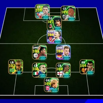 eFootball Accounts Legends & Iconic Players 3254 team strength