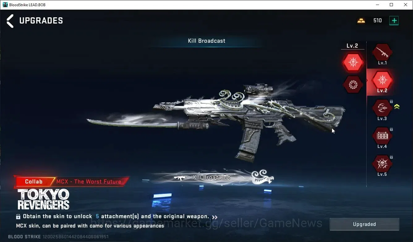 Blood Strike Accounts ASIA|ETERNAL DeAgle+Collab TR MCX,FN200,Jack-Takem image 11