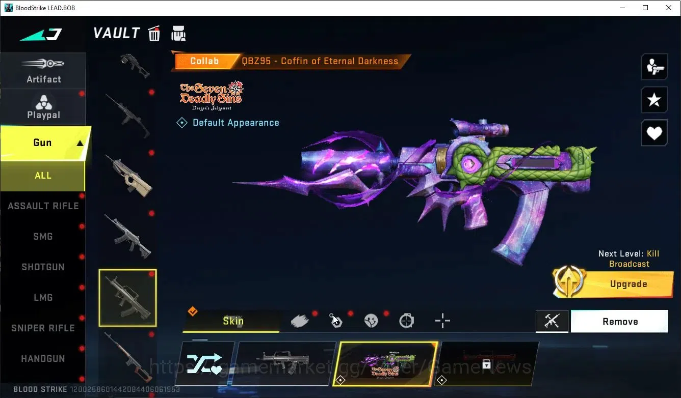 Blood Strike Accounts ASIA|ETERNAL DeAgle+Collab TR MCX,FN200,Jack-Takem image 15