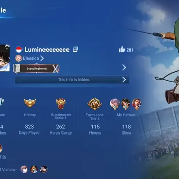 Honor of Kings Accounts Rare Skin Global| 115H 118S | 4 AOT [Eren, Levi, Mayene, Heino], 2 SXD [HouYi,Dyadia], 2 Legend