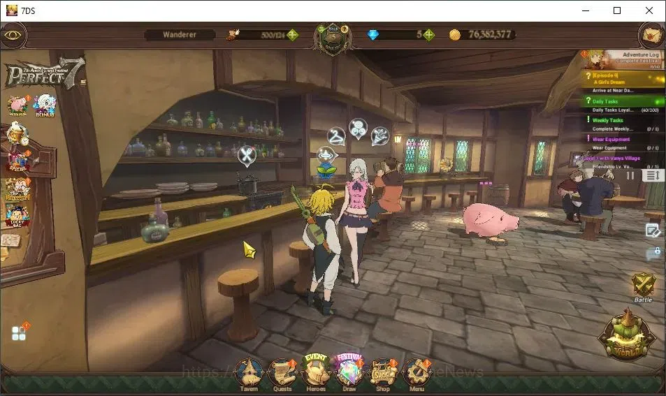 The Seven Deadly Sins: Grand Cross Accounts GLOBAL|717K CC|110 LS|1 LR+6 UR|Elizabeth,Nemesis image 1