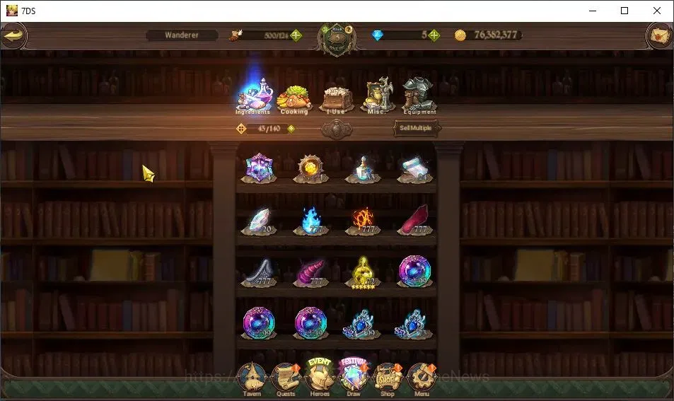 The Seven Deadly Sins: Grand Cross Accounts GLOBAL|717K CC|110 LS|1 LR+6 UR|Elizabeth,Nemesis image 11