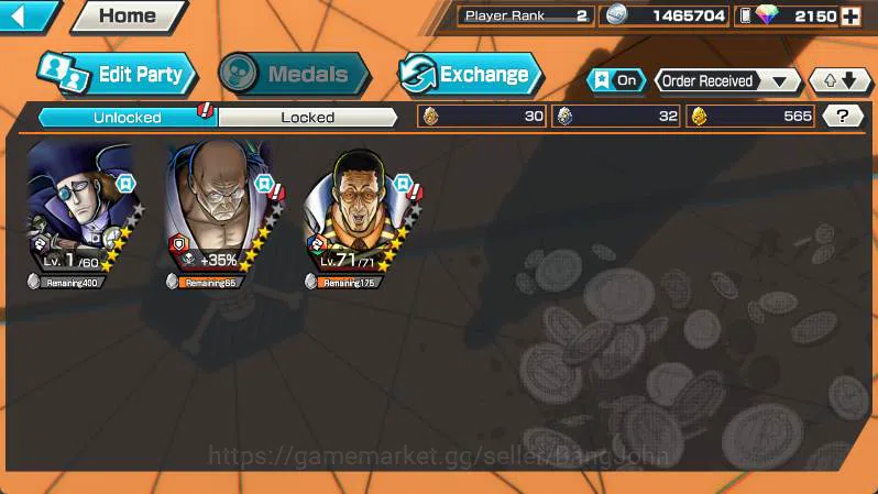 One Piece Bounty Rush Accounts GLOBAL | 2 ex RD 2150 | Borsalino, Nusjuro | Log B image 4