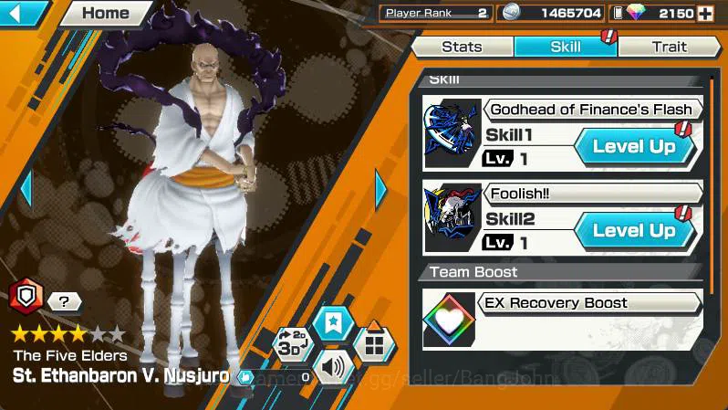 One Piece Bounty Rush Accounts GLOBAL | 2 ex RD 2150 | Borsalino, Nusjuro | Log B image 5