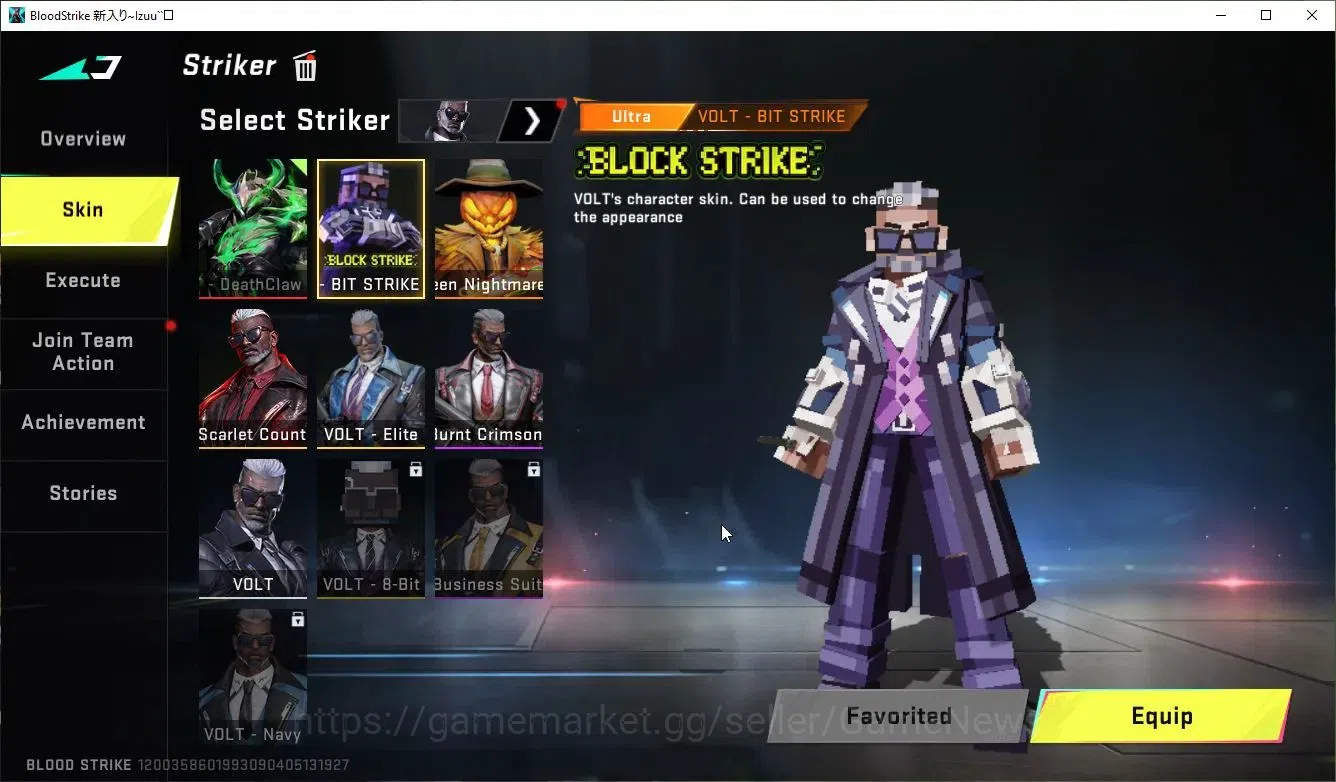 Blood Strike Accounts ASIA|ETERNAL VOLT-DC+Collab 7DS Karl98,QBZ95,BLEAC image 7