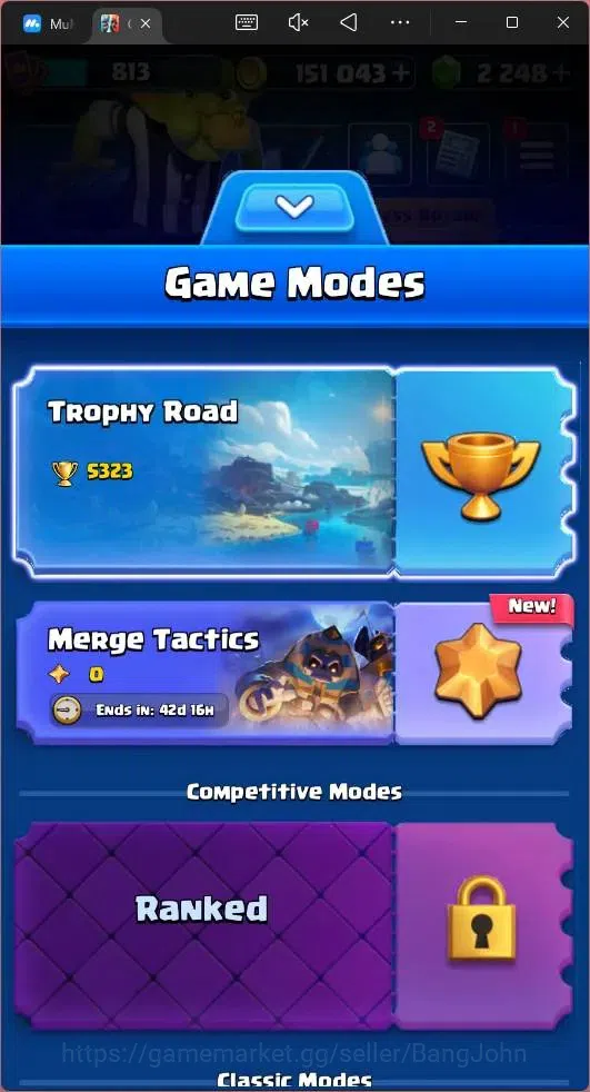 Clash Royale Accounts Mobile |KTL 11|Trophy 5323|Card 94/121|5 EVO|13 Em image 16
