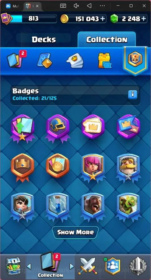 Clash Royale Accounts Mobile |KTL 11|Trophy 5323|Card 94/121|5 EVO|13 Em image 2