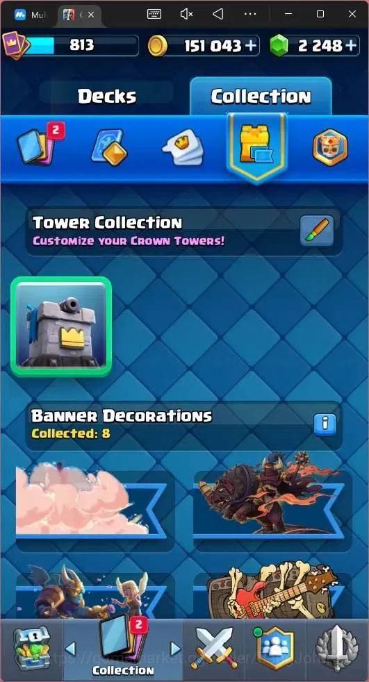 Clash Royale Accounts Mobile |KTL 11|Trophy 5323|Card 94/121|5 EVO|13 Em image 3