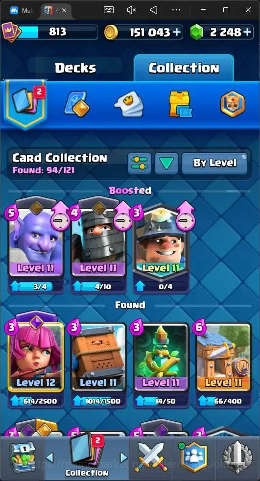 Clash Royale Accounts Mobile |KTL 11|Trophy 5323|Card 94/121|5 EVO|13 Em image 6