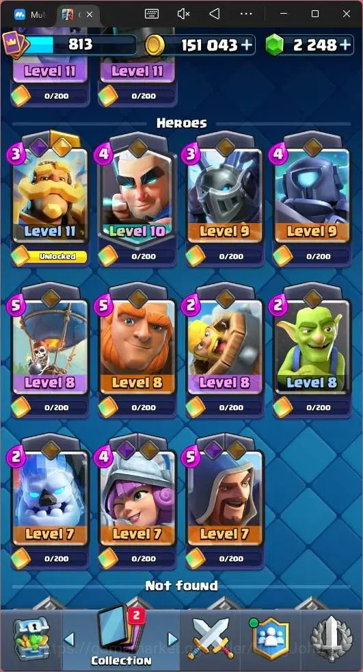 Clash Royale Accounts Mobile |KTL 11|Trophy 5323|Card 94/121|5 EVO|13 Em image 7