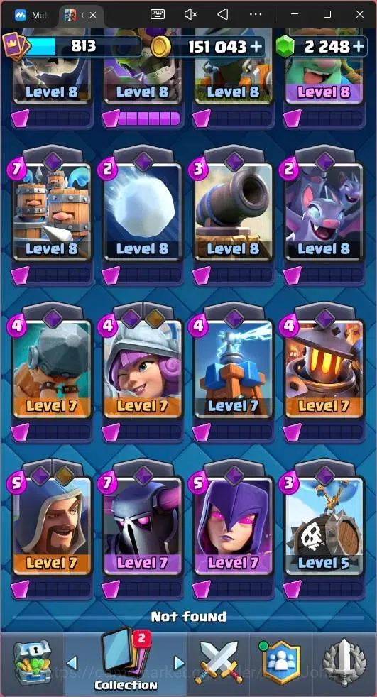 Clash Royale Accounts Mobile |KTL 11|Trophy 5323|Card 94/121|5 EVO|13 Em image 8