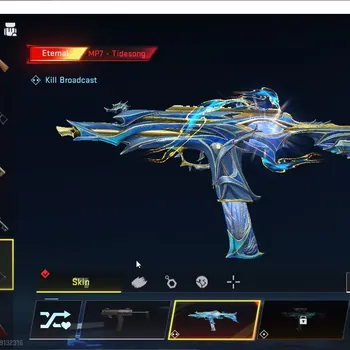 Blood Strike Accounts Collab Skin Asia|Eternal MP7-TideSong Lv2+Collab AOT2 Female Titan,KAG6-Primal Giant|9