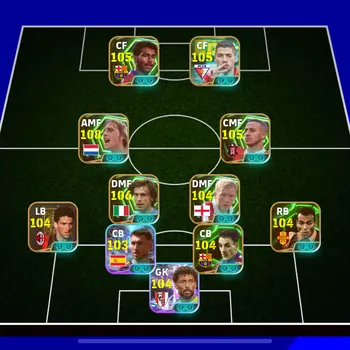 eFootball Accounts Legends & Iconic Players ovr 3231 • pack france • epic romario • epic cruyff • showtime vozinha