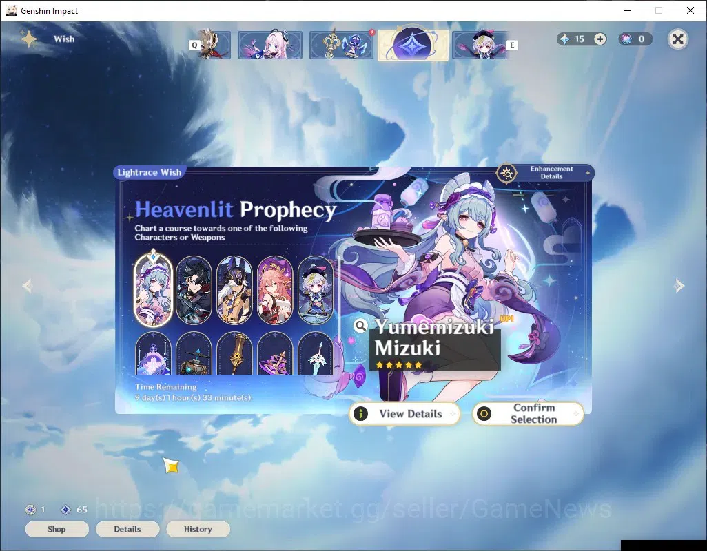 Genshin Impact Accounts Others ASIA|AR 56|7 Limited + 2 (*5 Weap)|Arlec,Xilonen,Kazuha,Childe,Klee,Clorinde,Chiori|Reunion 12