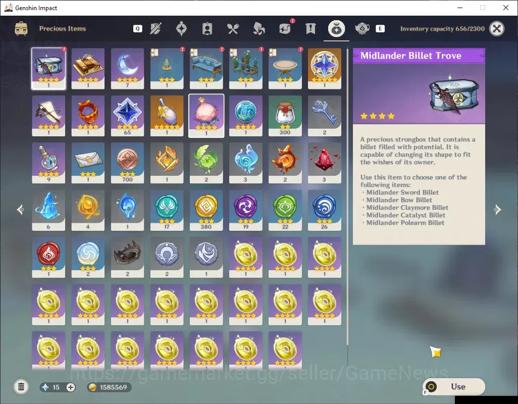 Genshin Impact Accounts Others ASIA|AR 56|7 Limited + 2 (*5 Weap)|Arlec,Xilonen,Kazuha,Childe,Klee,Clorinde,Chiori|Reunion 9