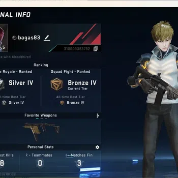 Blood Strike Accounts Collab Skin ASIA | 1 Eternal Collab Striker: Nacho - Genos: Limit Break [One Punch Man] | Check SS