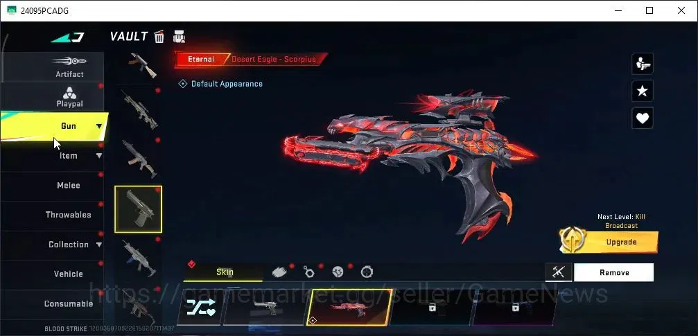 Blood Strike Accounts Collab Skin ASIA|ETERNAL Desert Eagle|Collab TokRev [FN2000]|Ultra [M4A1 12
