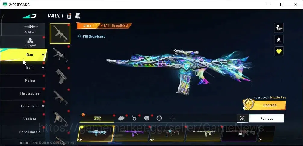 Blood Strike Accounts Collab Skin ASIA|ETERNAL Desert Eagle|Collab TokRev [FN2000]|Ultra [M4A1 13